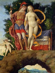 De Parnassus, detail van Venus en Mars
